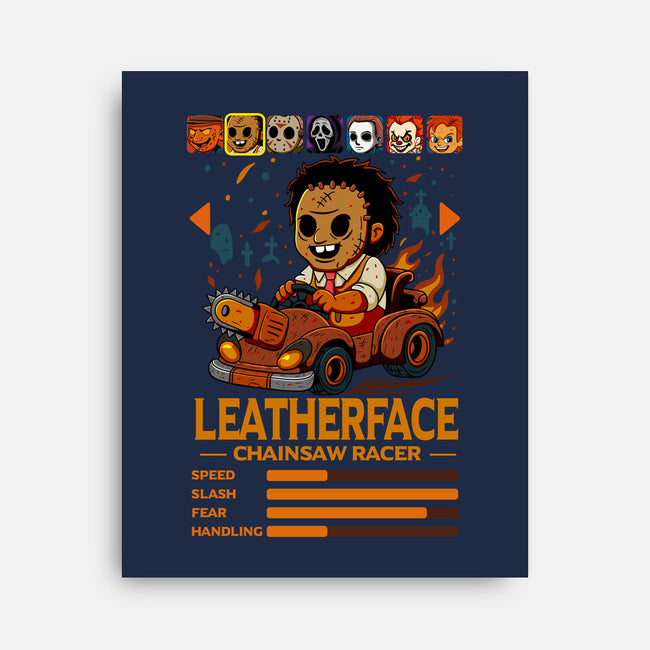 Chainsaw Racer-None-Stretched-Canvas-JamesQJO