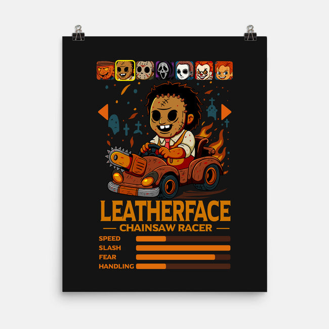 Chainsaw Racer-None-Matte-Poster-JamesQJO