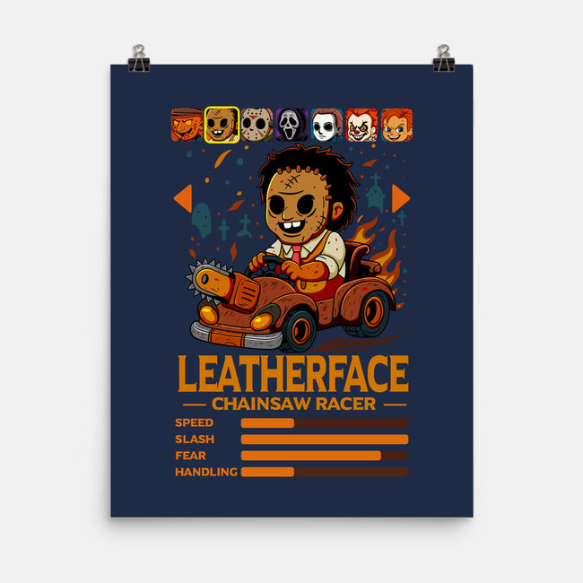 Chainsaw Racer-None-Matte-Poster-JamesQJO