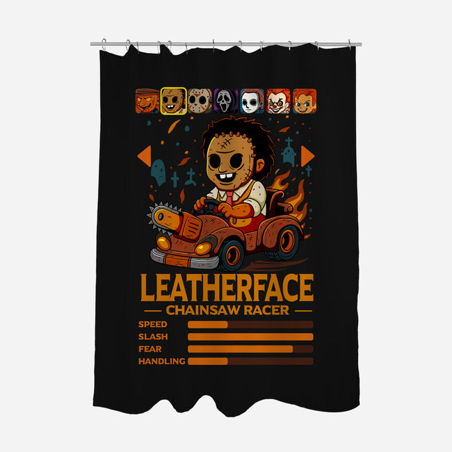 Chainsaw Racer-None-Polyester-Shower Curtain-JamesQJO
