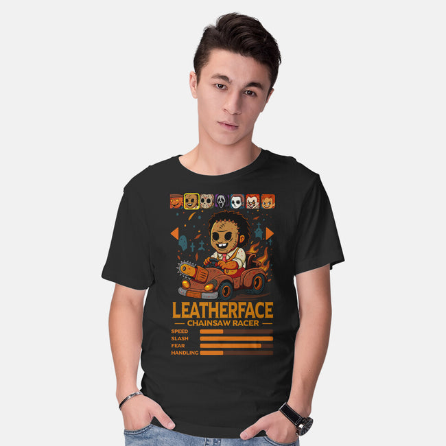 Chainsaw Racer-Mens-Basic-Tee-JamesQJO