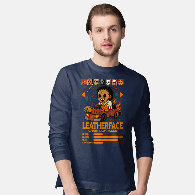 Chainsaw Racer-Mens-Long Sleeved-Tee-JamesQJO