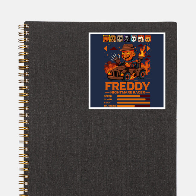 Nightmare Racer-None-Glossy-Sticker-JamesQJO