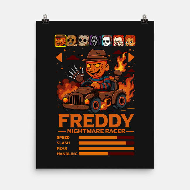 Nightmare Racer-None-Matte-Poster-JamesQJO