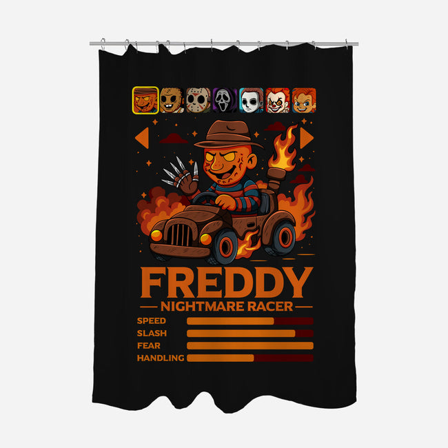 Nightmare Racer-None-Polyester-Shower Curtain-JamesQJO