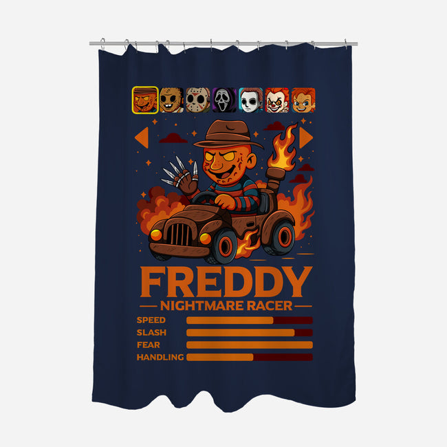 Nightmare Racer-None-Polyester-Shower Curtain-JamesQJO