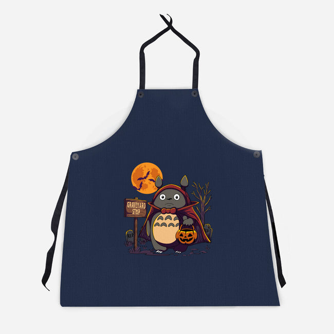 Graveyard Stop-Unisex-Kitchen-Apron-JamesQJO