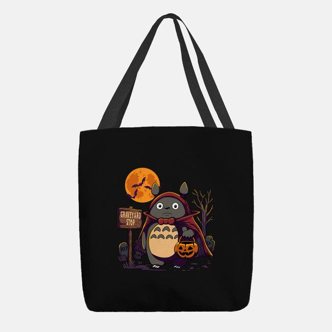 Graveyard Stop-None-Basic Tote-Bag-JamesQJO