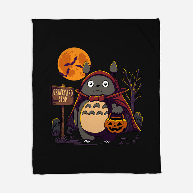 Graveyard Stop-None-Fleece-Blanket-JamesQJO