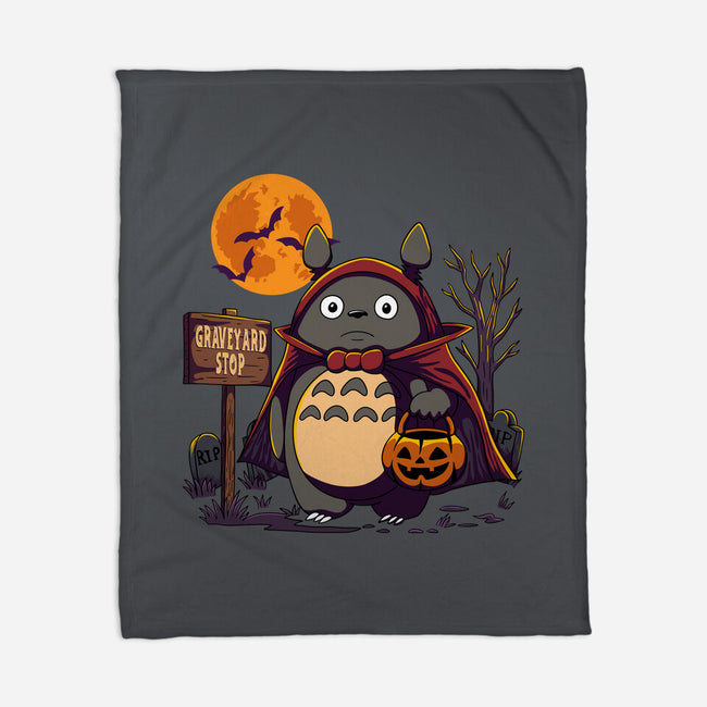 Graveyard Stop-None-Fleece-Blanket-JamesQJO