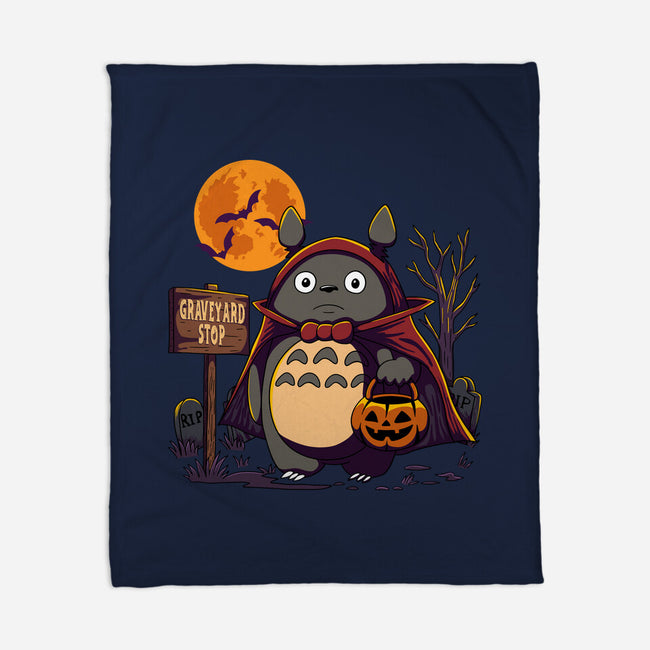 Graveyard Stop-None-Fleece-Blanket-JamesQJO