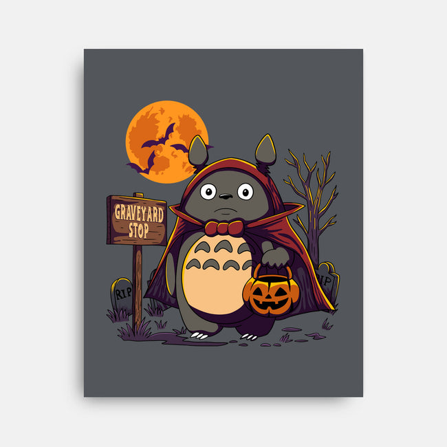 Graveyard Stop-None-Stretched-Canvas-JamesQJO