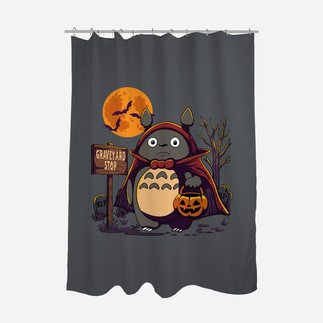 Graveyard Stop-None-Polyester-Shower Curtain-JamesQJO