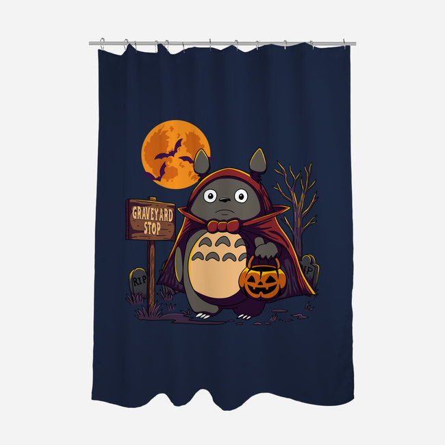 Graveyard Stop-None-Polyester-Shower Curtain-JamesQJO