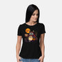 Graveyard Stop-Womens-Basic-Tee-JamesQJO