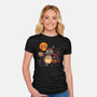 Graveyard Stop-Womens-Fitted-Tee-JamesQJO