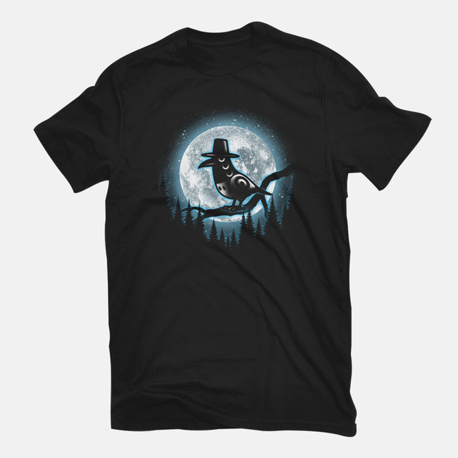 Moonlight Magpie-Womens-Fitted-Tee-fanfreak1