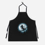 Moonlight Magpie-Unisex-Kitchen-Apron-fanfreak1