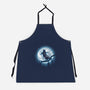 Moonlight Magpie-Unisex-Kitchen-Apron-fanfreak1