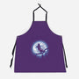 Moonlight Magpie-Unisex-Kitchen-Apron-fanfreak1