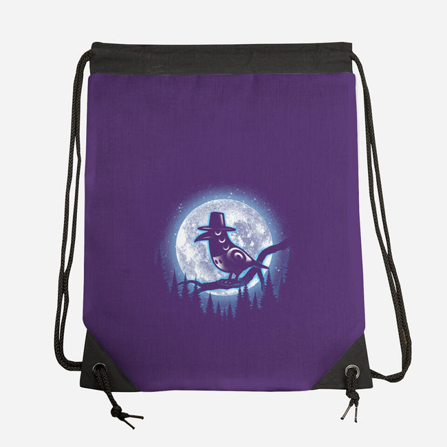 Moonlight Magpie-None-Drawstring-Bag-fanfreak1
