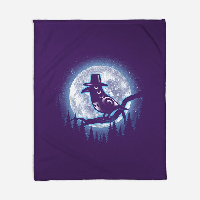 Moonlight Magpie-None-Fleece-Blanket-fanfreak1