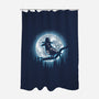 Moonlight Magpie-None-Polyester-Shower Curtain-fanfreak1
