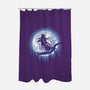 Moonlight Magpie-None-Polyester-Shower Curtain-fanfreak1