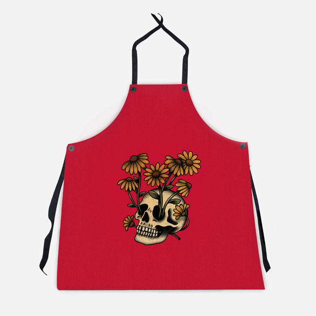 Undead Bloom-Unisex-Kitchen-Apron-fanfreak1