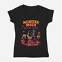 Monster Dance-Womens-V-Neck-Tee-fanfreak1