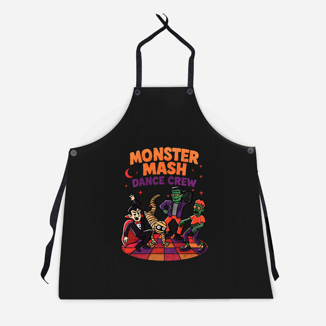 Monster Dance-Unisex-Kitchen-Apron-fanfreak1