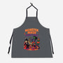 Monster Dance-Unisex-Kitchen-Apron-fanfreak1