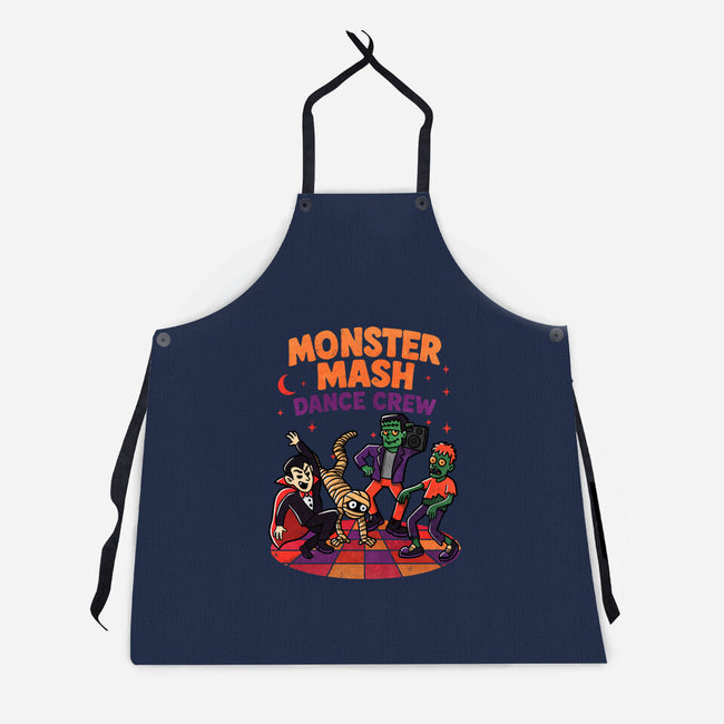 Monster Dance-Unisex-Kitchen-Apron-fanfreak1
