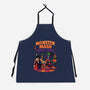 Monster Dance-Unisex-Kitchen-Apron-fanfreak1