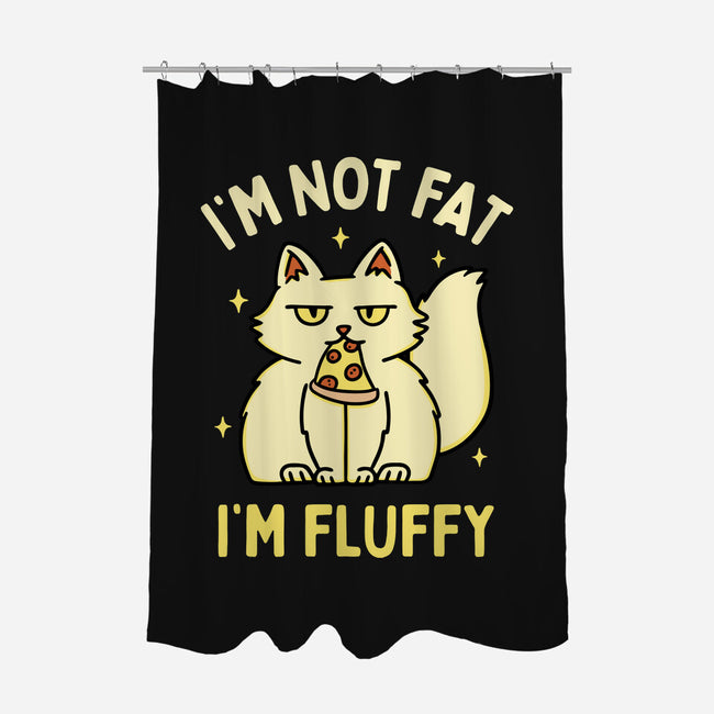 I'm Not Fat I'm Fluffy-None-Polyester-Shower Curtain-brunopires