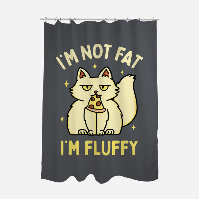 I'm Not Fat I'm Fluffy-None-Polyester-Shower Curtain-brunopires