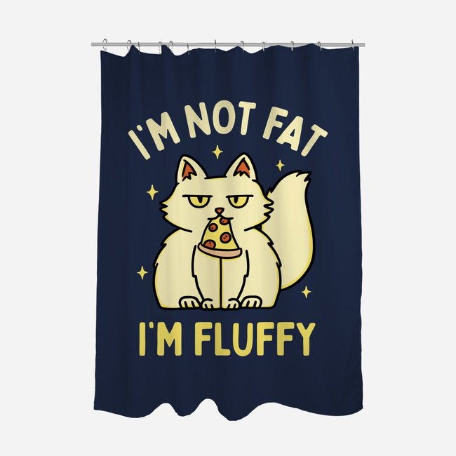 I'm Not Fat I'm Fluffy-None-Polyester-Shower Curtain-brunopires