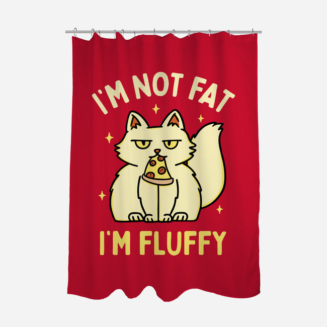 I'm Not Fat I'm Fluffy-None-Polyester-Shower Curtain-brunopires