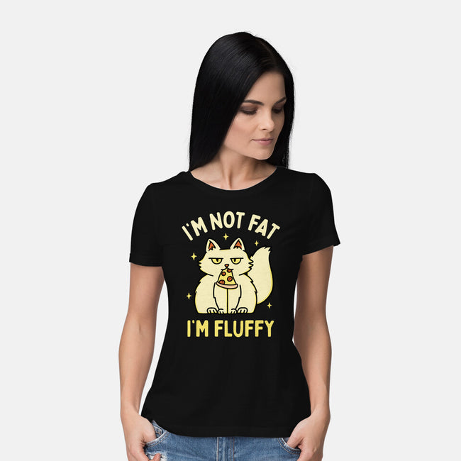 I'm Not Fat I'm Fluffy-Womens-Basic-Tee-brunopires