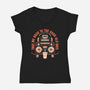 Back To The Good Days-Womens-V-Neck-Tee-glitchygorilla