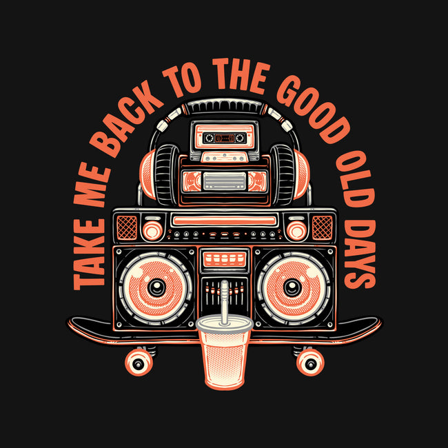 Back To The Good Days-Unisex-Baseball-Tee-glitchygorilla