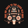 Back To The Good Days-Unisex-Baseball-Tee-glitchygorilla