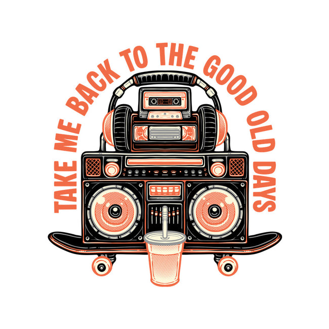 Back To The Good Days-Unisex-Baseball-Tee-glitchygorilla