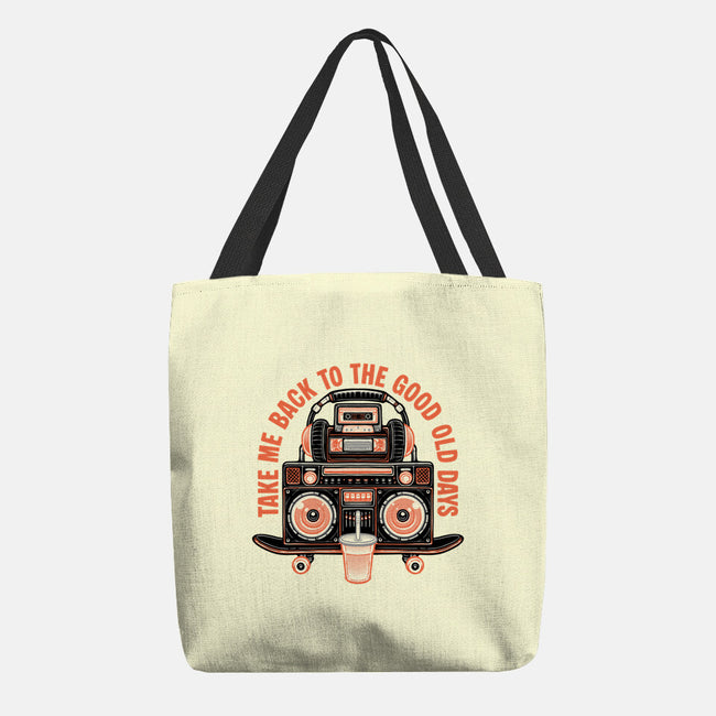 Back To The Good Days-None-Basic Tote-Bag-glitchygorilla