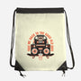 Back To The Good Days-None-Drawstring-Bag-glitchygorilla