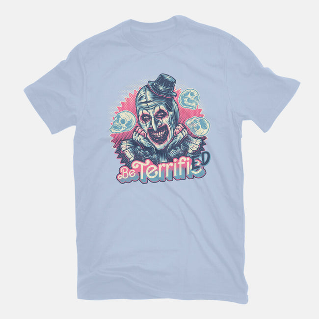 Be Terrified-Womens-Fitted-Tee-glitchygorilla