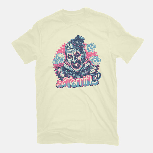 Be Terrified-Mens-Basic-Tee-glitchygorilla