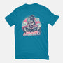 Be Terrified-Womens-Fitted-Tee-glitchygorilla