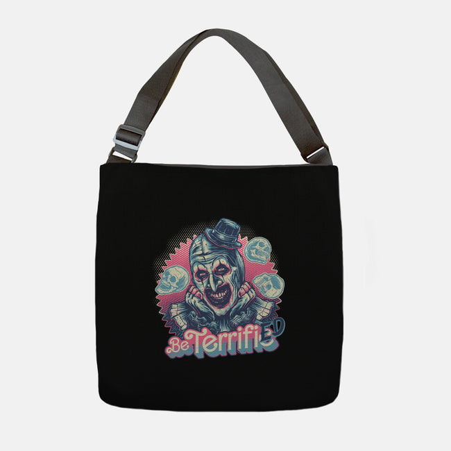 Be Terrified-None-Adjustable Tote-Bag-glitchygorilla