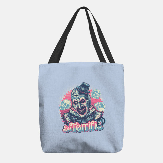 Be Terrified-None-Basic Tote-Bag-glitchygorilla